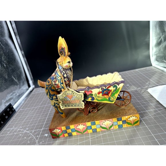 Jim Shore A Bunny´s Work is Never Done Bunny Pushing...
